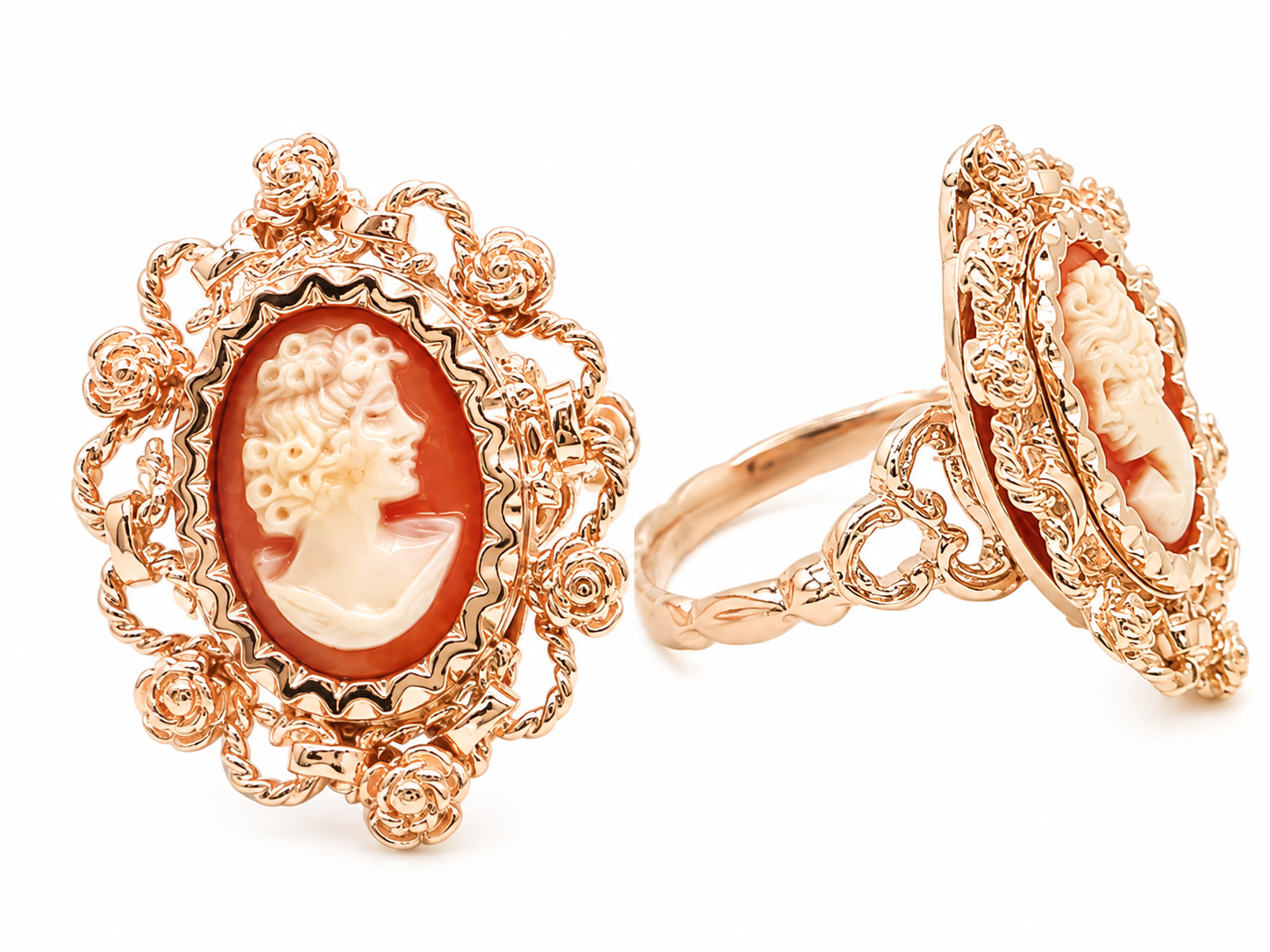 ANELLO CAMMEO GAMBO REGOLABILE