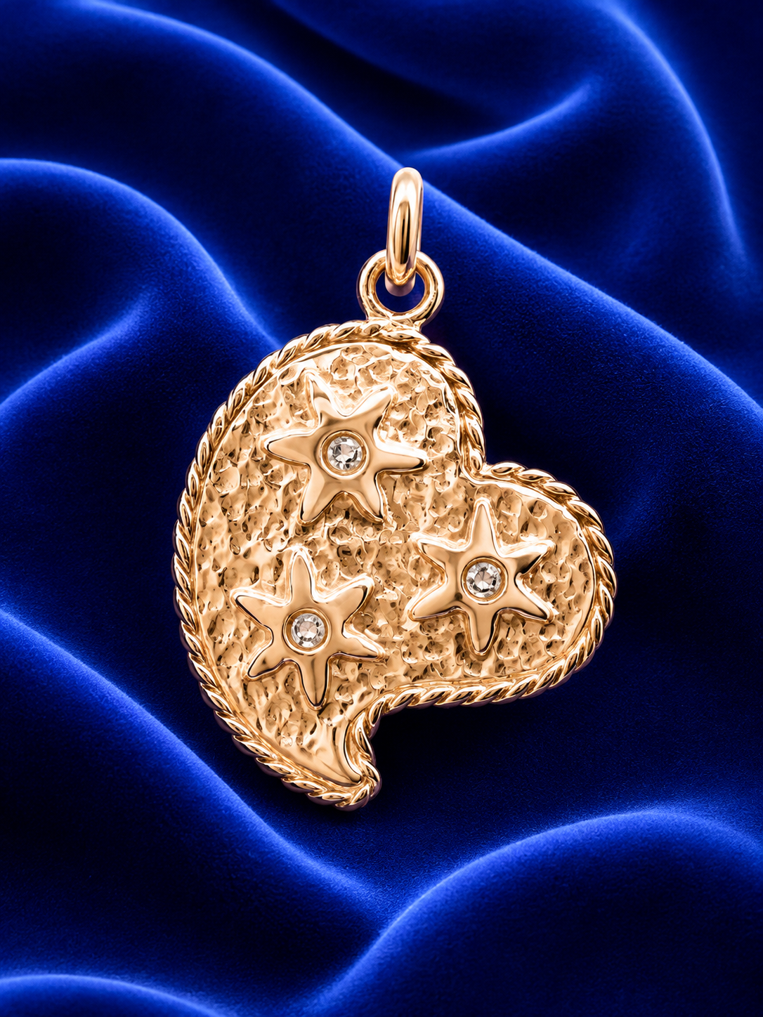 CUORE D’ABRUZZO, rivestimento oro rosa 18k