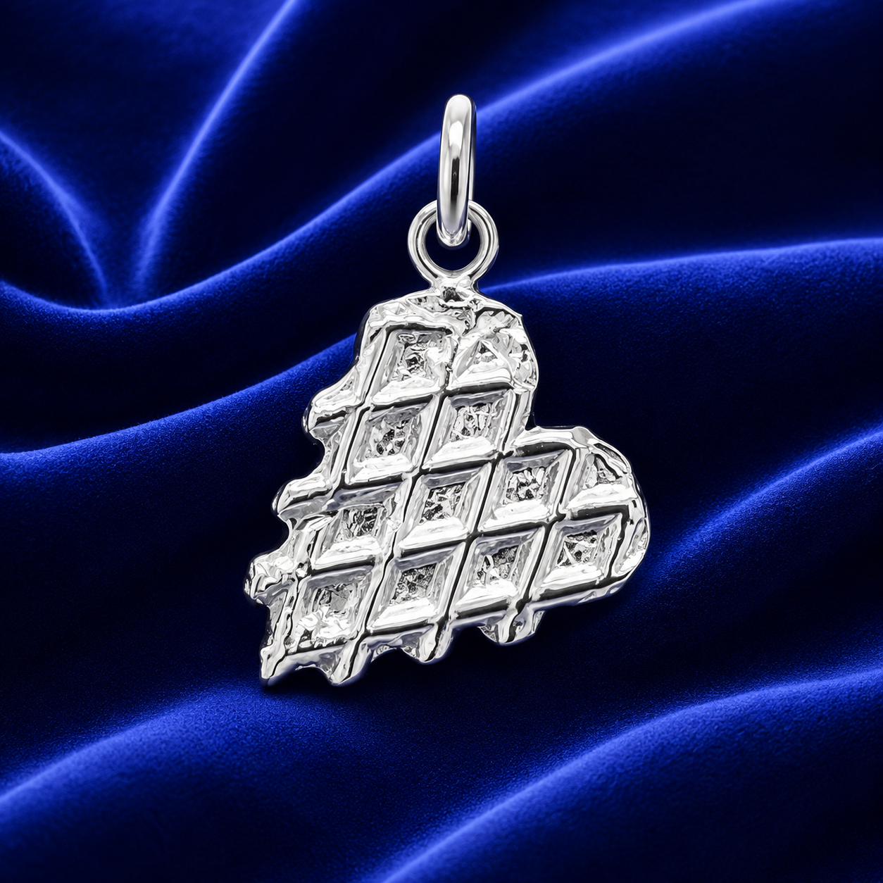LA FERRATELLA CUORE, rivestimento oro bianco 18k