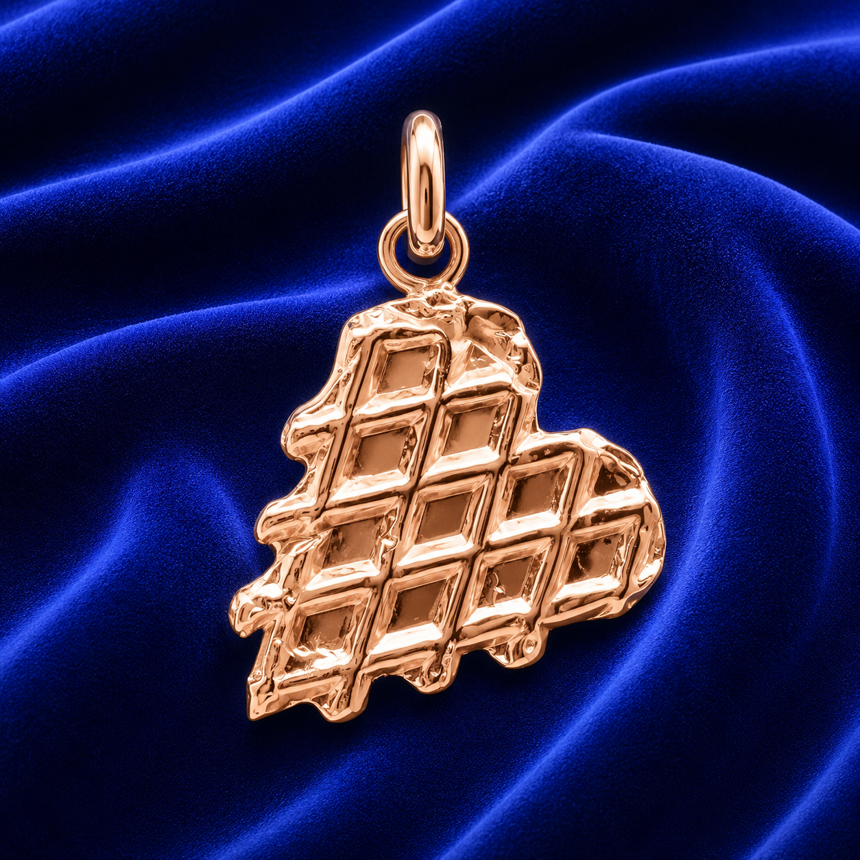 LA FERRATELLA CUORE, rivestimento oro rosa 18k