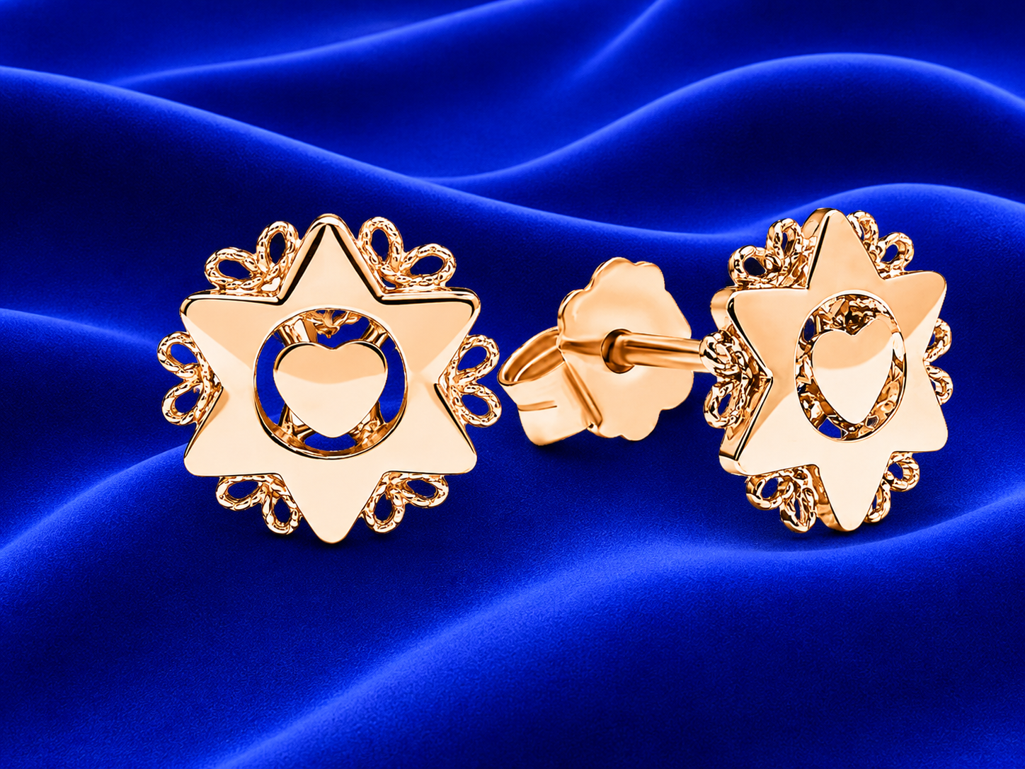 ORECCHINI PRESENTOSA MIGNON D=0,9 CM, rivestimento oro rosa 18k