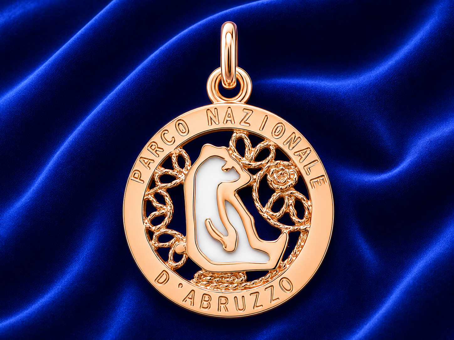 PARCO NAZIONALE D’ABRUZZO ORSO, rivestimento oro rosa 18k