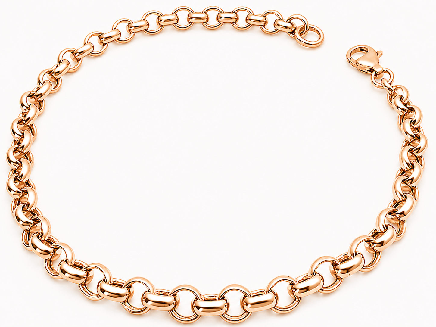 BRACCIALE BASE, rivestimento oro rosa 18k